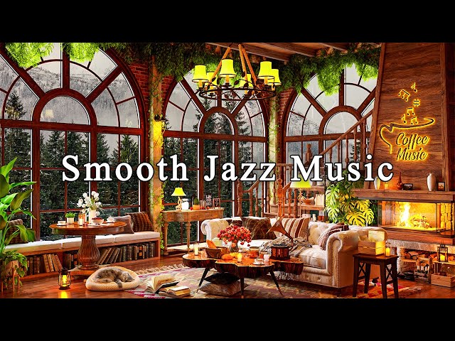 Jazz Relaxing Music for Working, Studying☕Smooth Jazz Instrumental Music & Cozy Coffee Shop Ambience