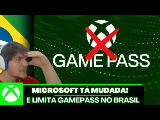 MICROSOFT ANTI-CONSUMIDOR! XBOX GAME PASS VAI SER LIMITADO no BRASIL E TEM OTÁRIO DEFENDENDO ISSO