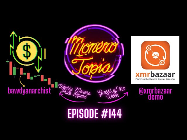 XMRbazaar Demo: Powering the Monero Circular Economy + Price Report & News! EPI #144