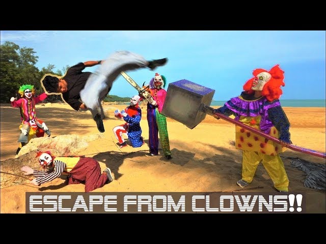 Parkour Chase - THE CLOWNS ARE BACK!!
