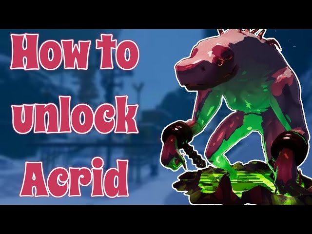 How to unlock Acrid - Risk of Rain 2