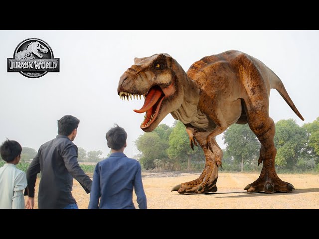 Jurassic World Dominions In Real Life | Jurassic World Dominions Part 3 | T Rex Chase Fan Made Movie
