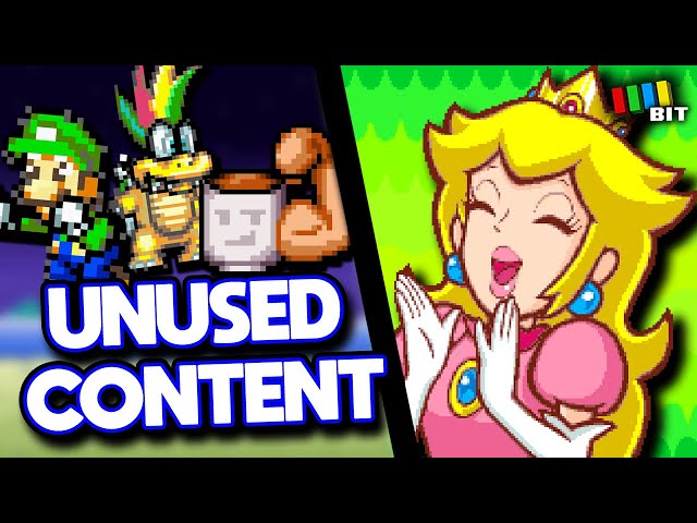 Super Princess Peach Unused Content | LOST BITS [TetraBitGaming]