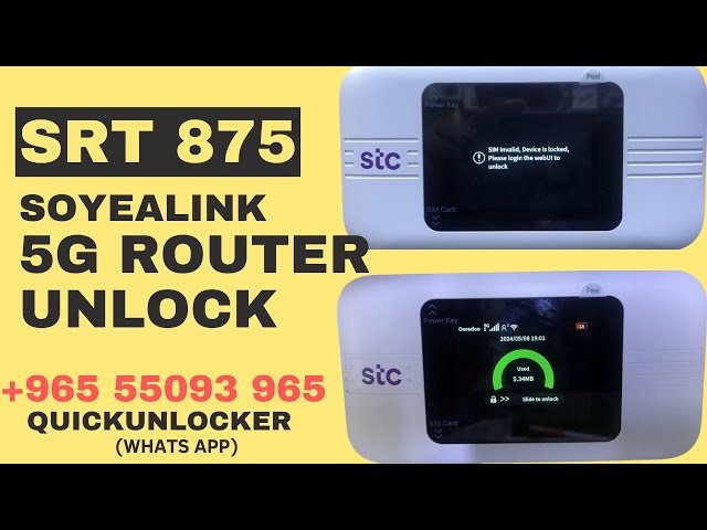 SOYEALINK Srt routers unlock ,How to unlock SRT Routers,SRT875,SRT753,SRT873,SRT873HS ETC