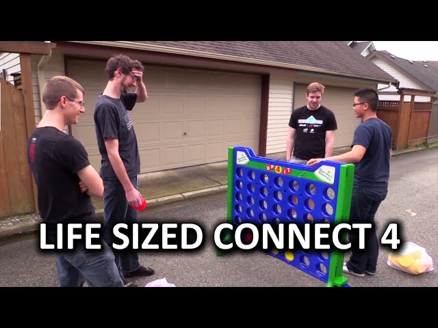 "Up 4 It" Life Sized Connect Four - High Stakes Competition