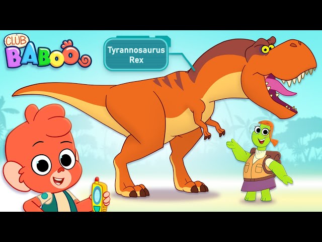 Learn DINOSAURS with Club Baboo DINO FACTS | Learning about the T-Rex and more Dinos!