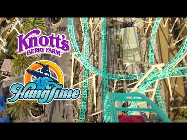 2019 HangTime Dive Roller Coaster Front and Back Seat On Ride HD POV Knott's Berry Farm