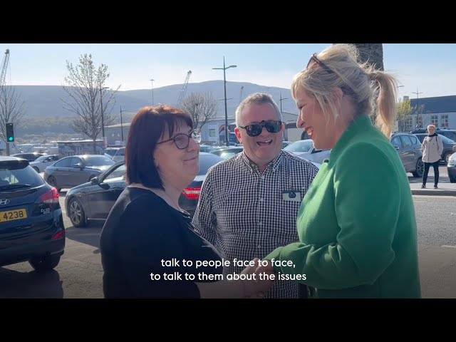 On the Campaign Trail across South Down - Michelle O'Neill