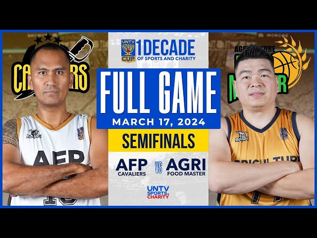 Agriculture Food Master vs AFP Cavaliers FULL GAME – March 17, 2024 | UNTV Cup Season 10