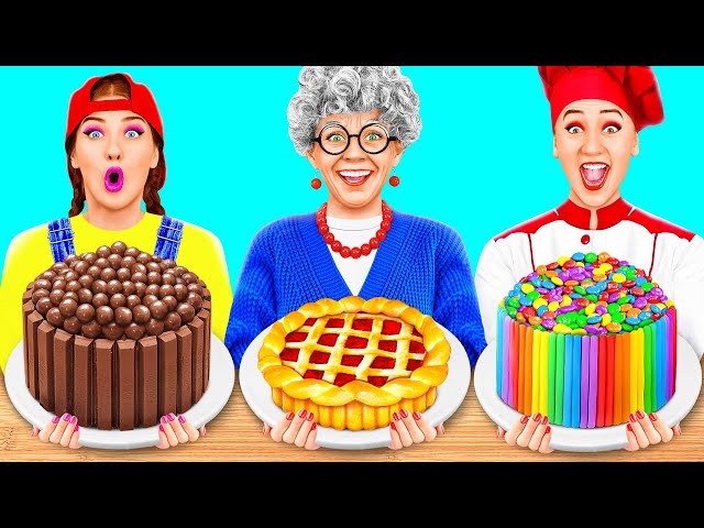 Me vs Grandma Cooking Challenge | Funny Food Hacks by PaRaRa Challenge