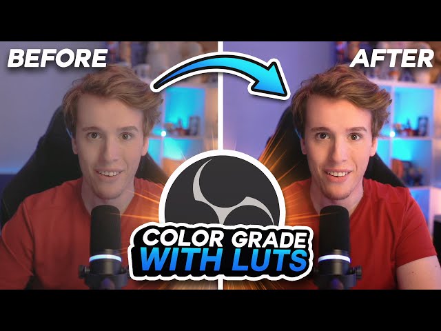 How to Color Grade OBS with LUTS + Free Files
