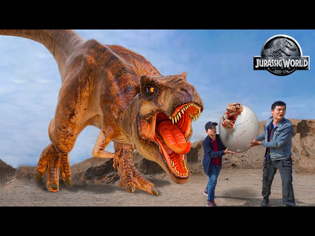 Last Blockbuster T-rex Chase All Parts | Jurassic Park Fan Made Movie | Dinosaur Video | Ms Sandy