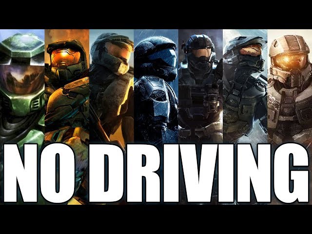 Beating EVERY Halo Game WITHOUT Driving?