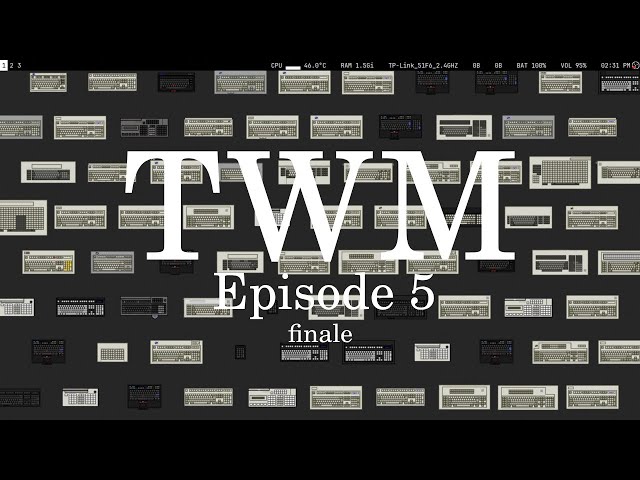 TWM part 5 (finalé): taking screenshots, setting wallpapers, squashing bugs and crashing sway