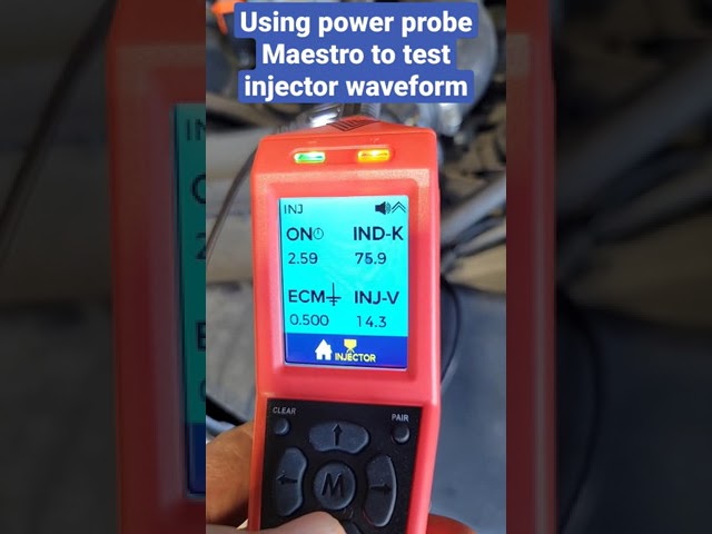 POWER PROBE MAESTRO Testing injector waveform
