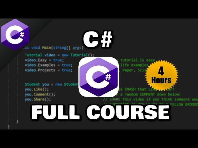 C# Full Course for free 🎮