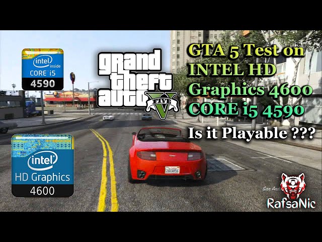 GTA 5 Intel Core i5 4590 HD Graphics 4600 Performance Test | Playable or Not | Without Graphics Card
