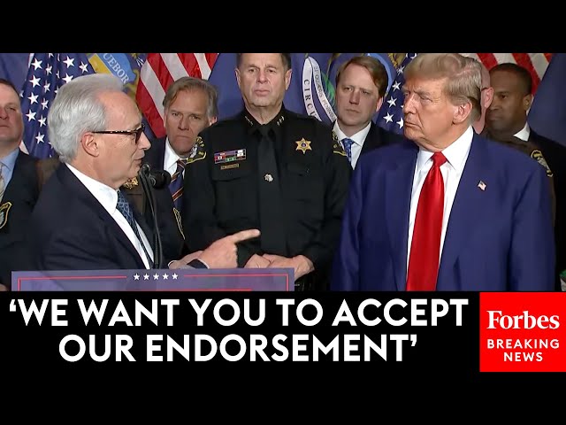 JUST IN: Trump Wins Endorsement Of Police Officers Association Of Michigan