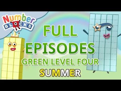Numberblocks - GREEN LEVEL 4 | #LearningFromHome