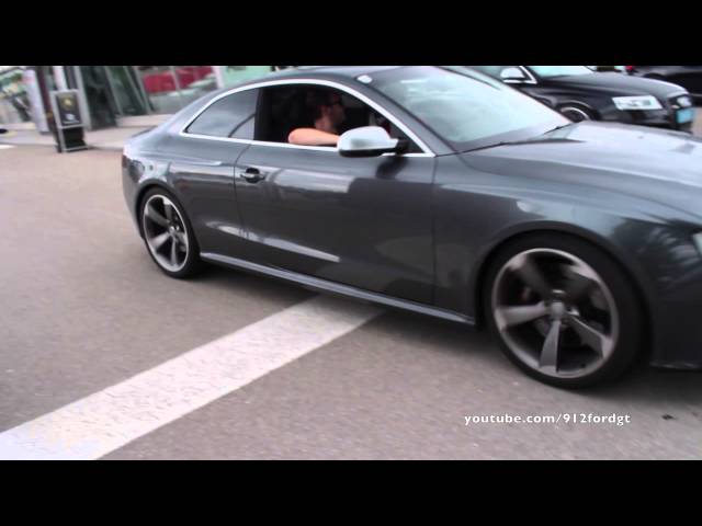 Audi RS5 with Capristo Exhaust! LOUD SOUND!
