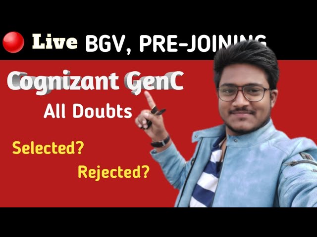 🔴 Live Ask Me Your Doubts || GenC || Bgv in Cognizant