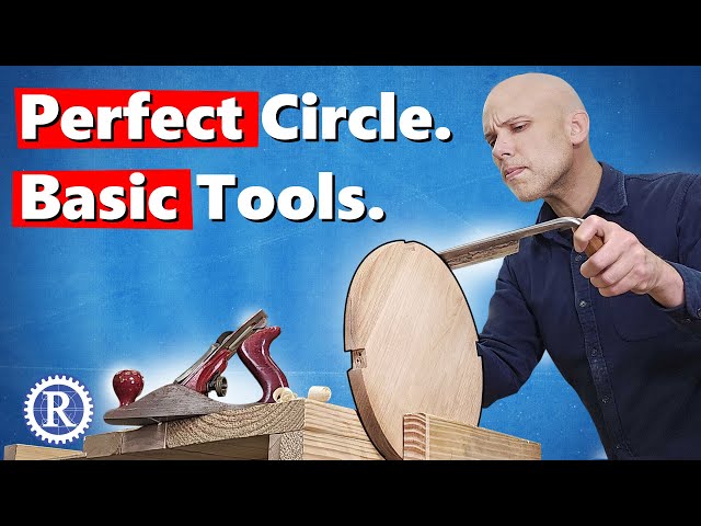 Bandsaws are too easy!!! Make the round table top with basic tools.