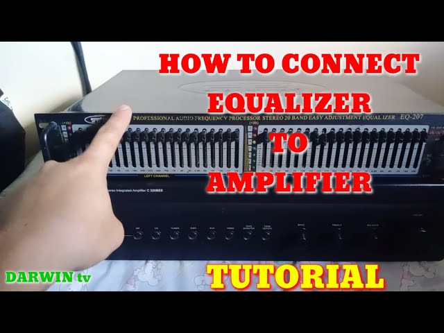 how to connect EQ to amplifier for basic tutorial