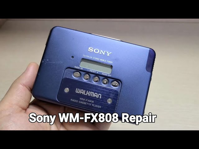 Sony WM-FX808 Repair Cassette Player Walkman