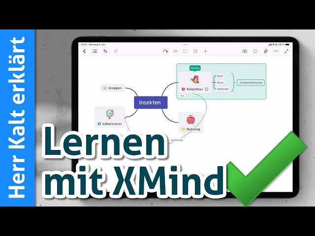 XMind  für iPad Anleitung: Mindmaps zum Lernen nutzen