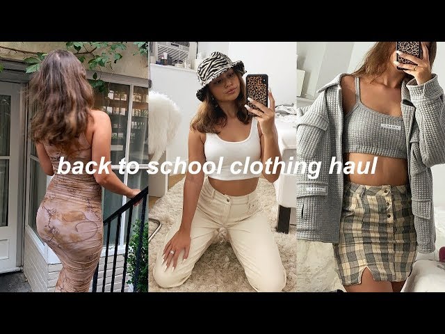 BACK TO SCHOOL TRY ON HAUL | urban outfitters, IAMGIA, + more!