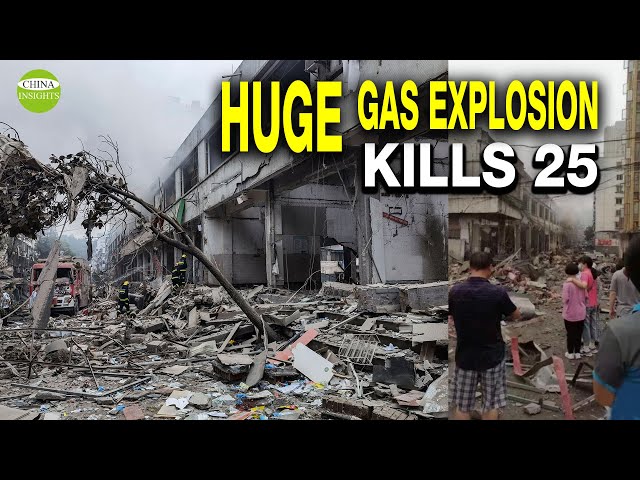 Massive Gas Explosion in Hubei Province, China/Hidden gas pipeline danger of the city-June 13, 2021