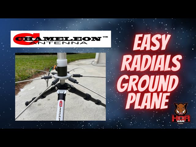 Easiest Portable Radial & Ground Plane Set Up:  Review and Use of the Chameleon CHA Stinger Kit