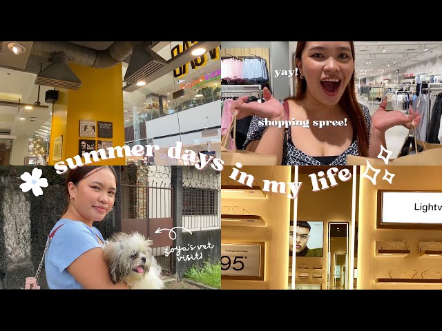 sarah's log *LATE UPLOAD* 💌: SUMMER DAYS IN MY LIFE  🌷, unboxing, shopping & haul