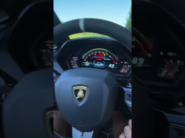 Lamborghini aventador svj launch control is insane
