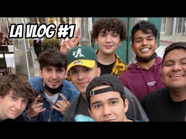 MEETING UP WITH THE BOYS!! LA VLOG DAY #1