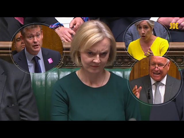 Just MPs taking the piss out of Liz Truss on her first day back in parliament