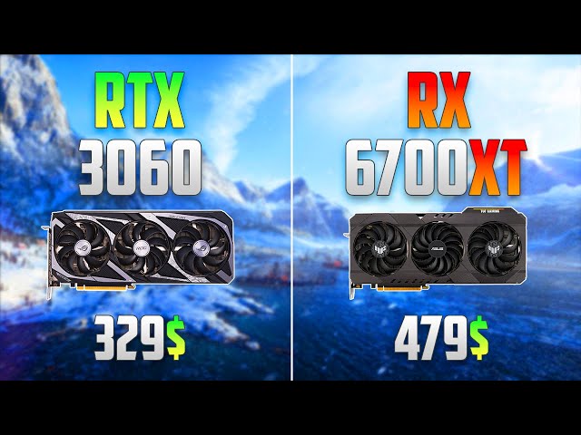 RTX 3060 vs RX 6700 XT - Test in 8 Games