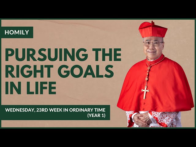 Pursuing The Right Goals In Life - William Cardinal Goh (Homily - 13 Sep 2023)