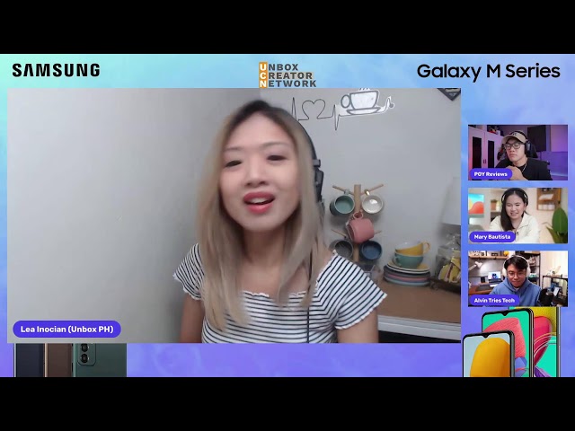 Samsung Galaxy M Series MobCast feat. Mary, Alvin, and Poy
