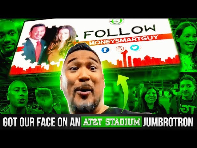 What?🤯 After Party at Dallas Cowboys Stadium, Getting Face on Jumbotron | #LivingMoneySmart EP66