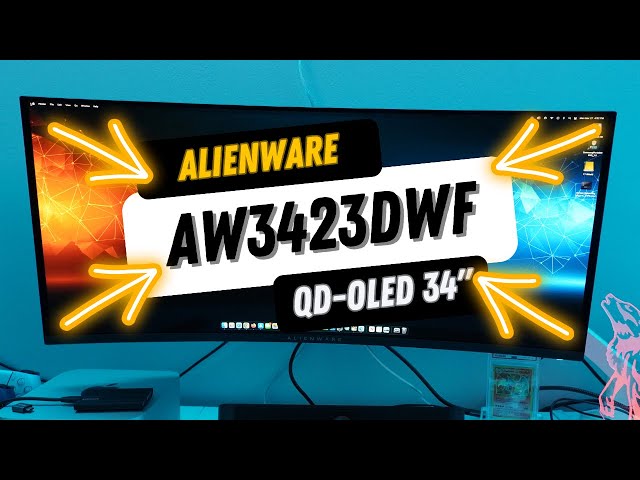 Alienware 34-Inch QD-OLED Curved Gaming Monitor : AW3423DWF Unboxing & Review