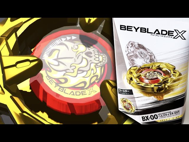 METAL COAT IS WORSE?! | Gold Hells Scythe 4-60T Rare Bey Get Battle EXCLUSIVE Unboxing | Beyblade X