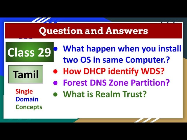 #29 Answers for your Questions in Tamil | #windows #windowsserver | Huzefa