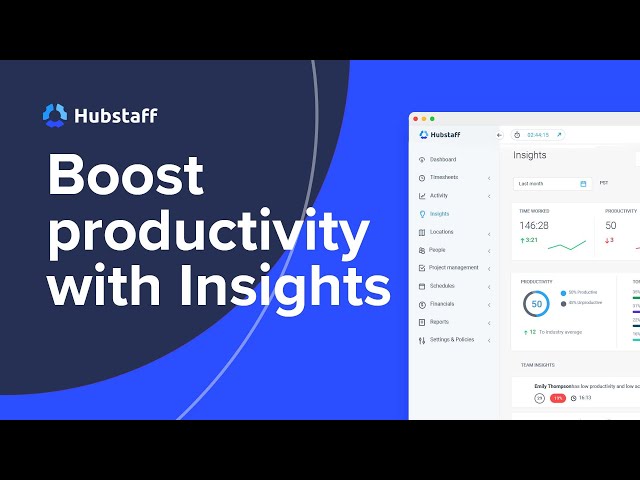Boost Productivity With Insights From Hubstaff