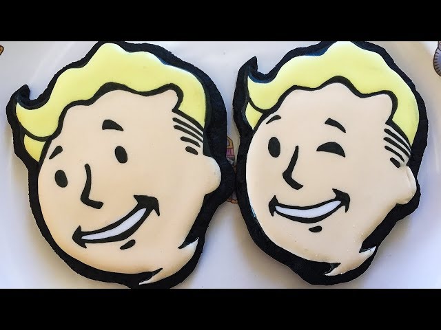 We made VAULT BOY COOKIES from Fallout 4!