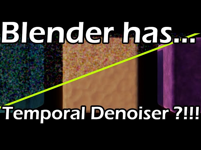 Blender Temporal Denoiser Test