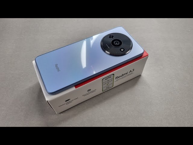 Xiaomi REDMI A3 Unboxing & Camera Test | Retail Unit | Lake Blue Colour