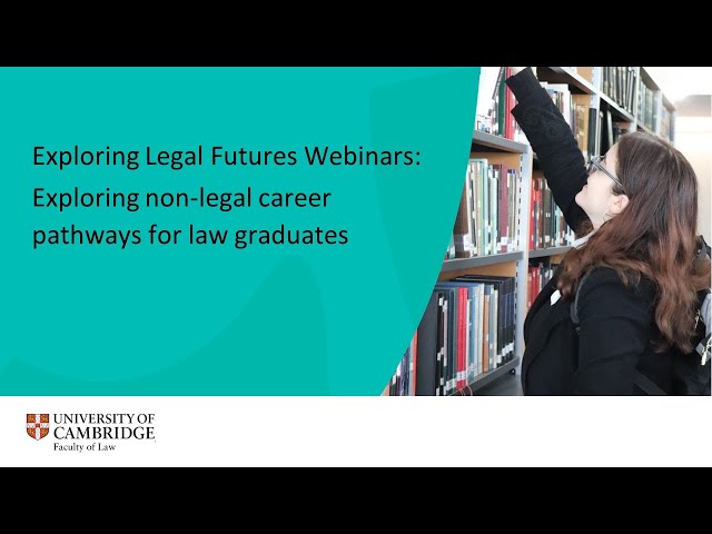 Non-legal career pathways for law graduates