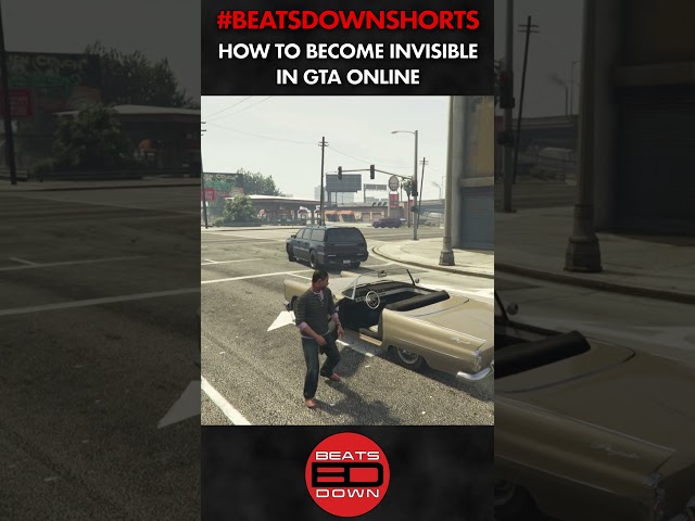 How to become INVISIBLE in GTA Online #shorts