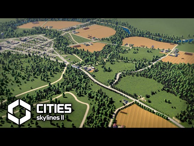 Building the Perfect Country Town in Cities Skylines 2!